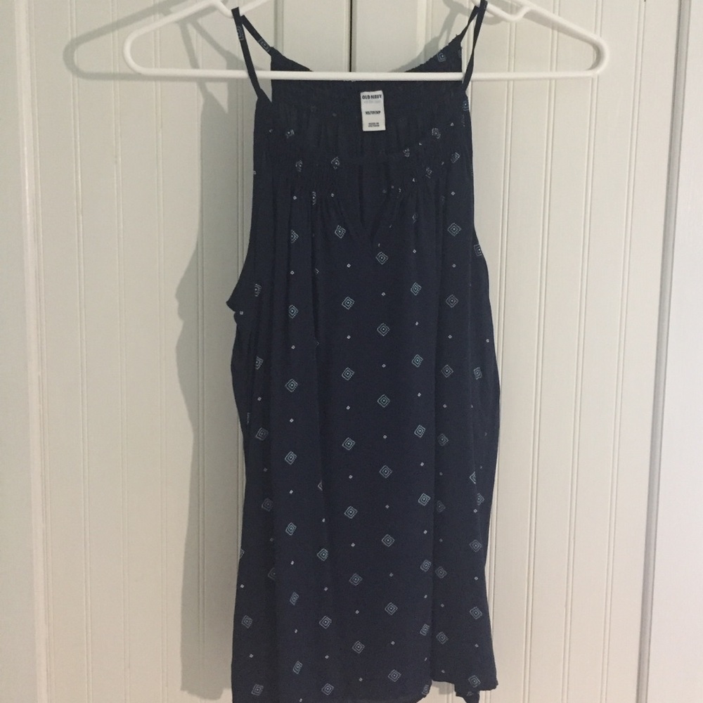Navy high-neck top⚡️